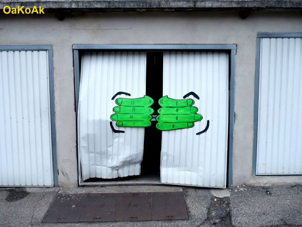 Street Art OakOak : La Ville en Delire... le Retour !