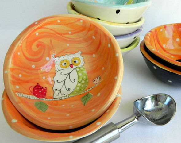 4-Joy-Elizabeth-Ceramics-Assiettes-Bols Joy Elizabeth Ceramics Assiettes Bols Gais et Illustrés