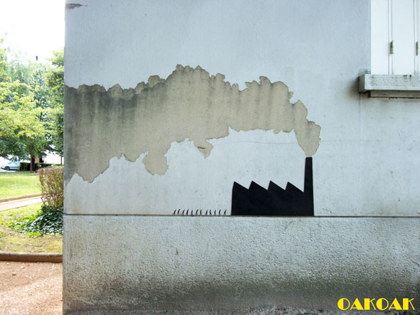 Street Art OakOak : La Ville en Delire... le Retour !