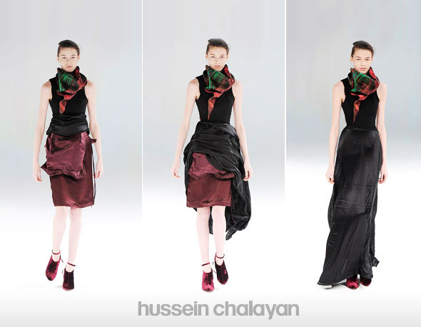 Hussein Chalayan Hiver 2013 2014 Robes à Transformable