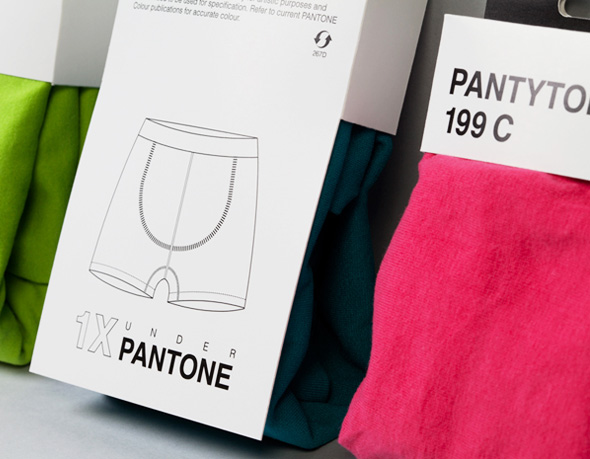 Underpantones Marks Sous-Vetements Couleurs Pantone