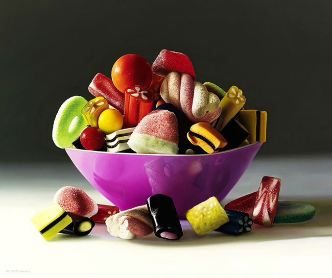 Peintures par Roberto Bernardi - Un Réalisme Photographique