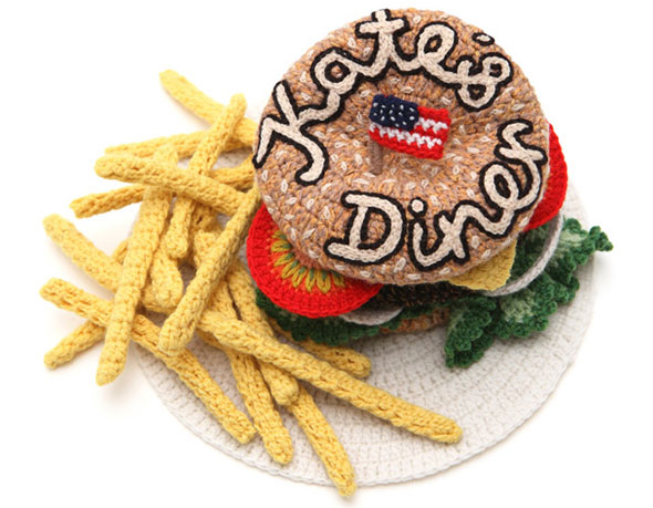Fast Food Art Kate Jenkins Plats Crochet