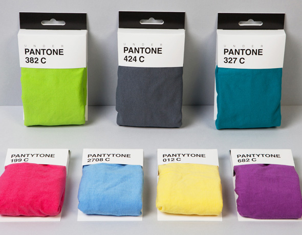 Underpantones Marks Sous-Vetements Couleurs Pantone