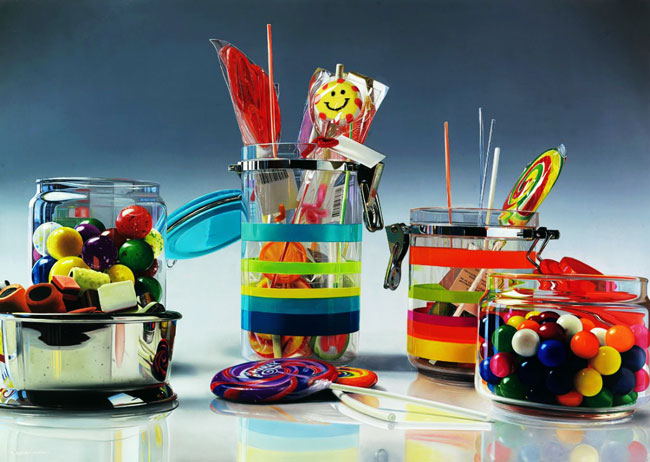 Peintures par Roberto Bernardi - Un Réalisme Photographique