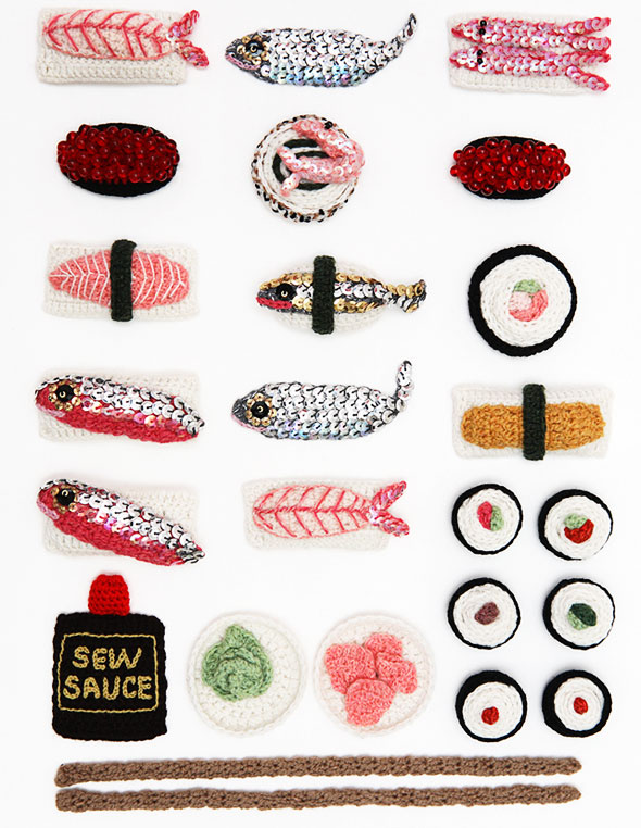Fast Food Art Kate Jenkins Plats Crochet