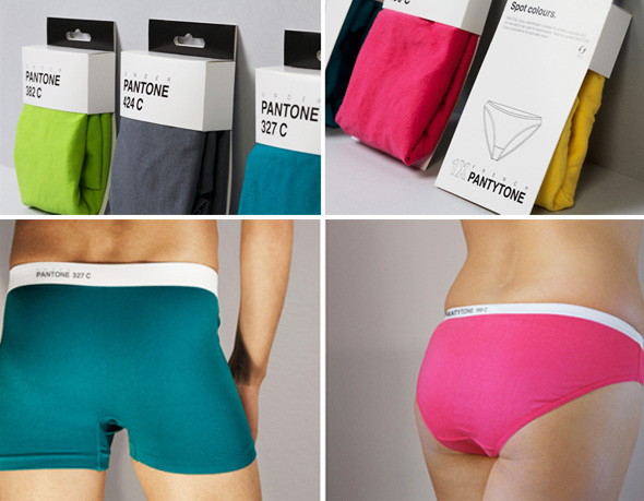 Underpantones Marks Sous-Vetements Couleurs Pantone