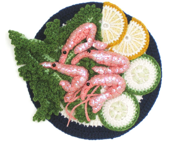 Fast Food Art Kate Jenkins Plats Crochet
