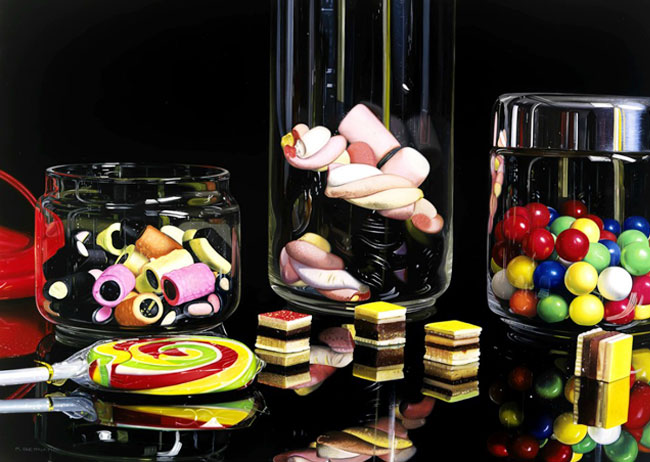 Peintures par Roberto Bernardi - Un Réalisme Photographique