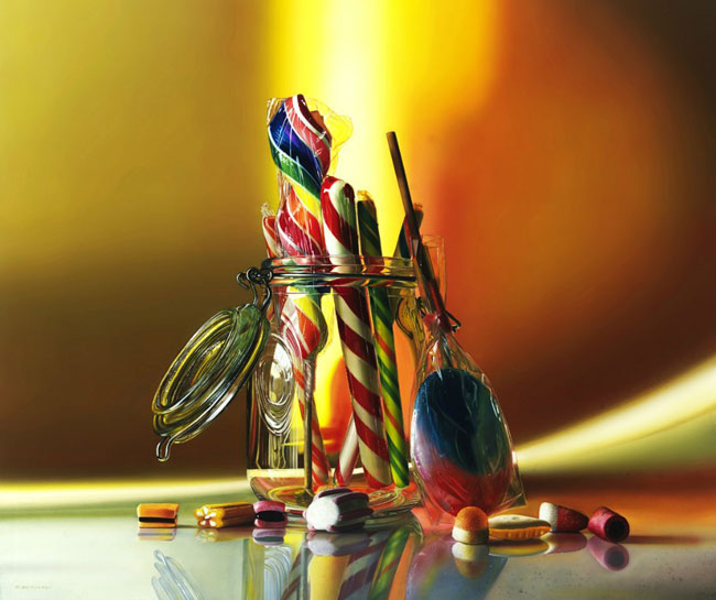 Peintures par Roberto Bernardi - Un Réalisme Photographique