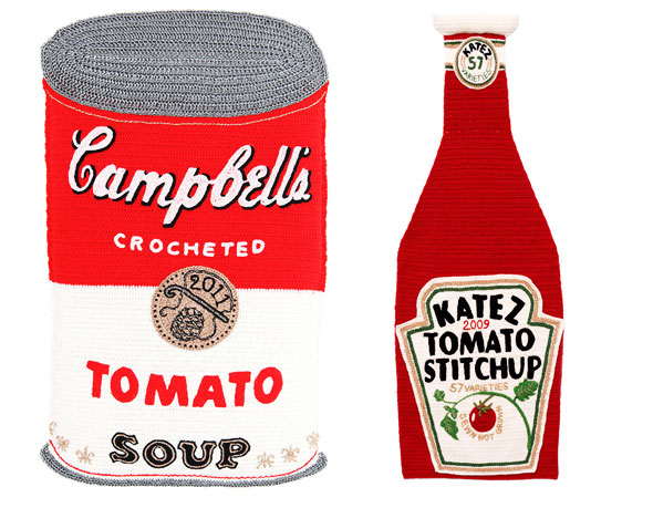 Fast Food Art Kate Jenkins Plats Crochet