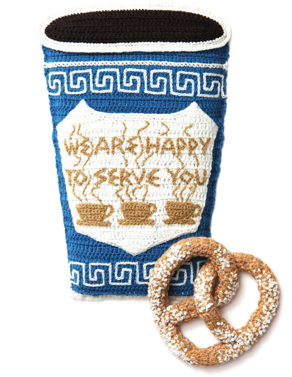 Fast Food Art Kate Jenkins Plats Crochet