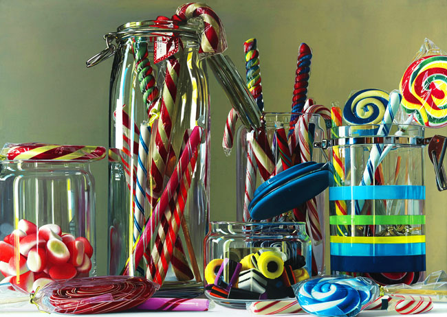 Peintures par Roberto Bernardi - Un Réalisme Photographique