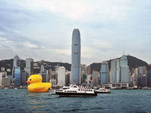 Rubber Duck Florentijn Hofman Canard Geant