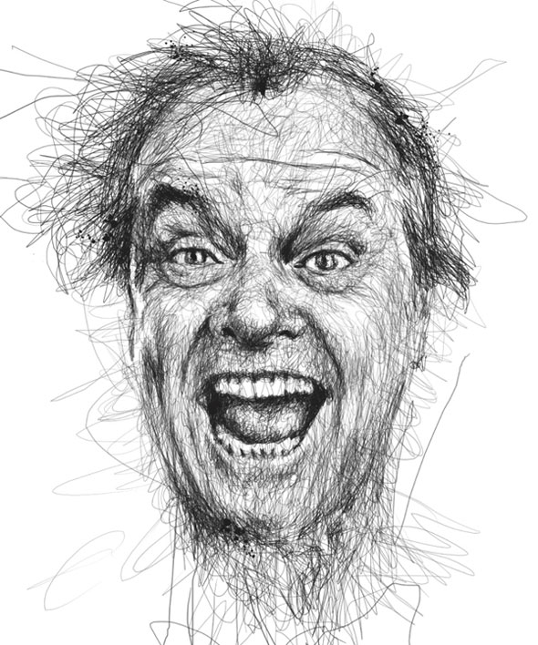 8-Faces-Vince-Low-Gribouillage-Portraits-Stars-Dessins