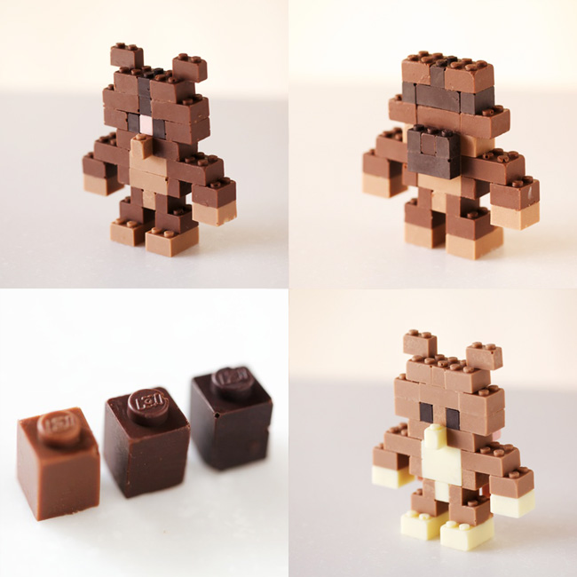 lego chocolat akihiro mizuuchi 5 - Avec les Legos en Chocolat, Jouer devient une Gourmandise - Jouets, Inspiration, Gourmandises, Chocolat