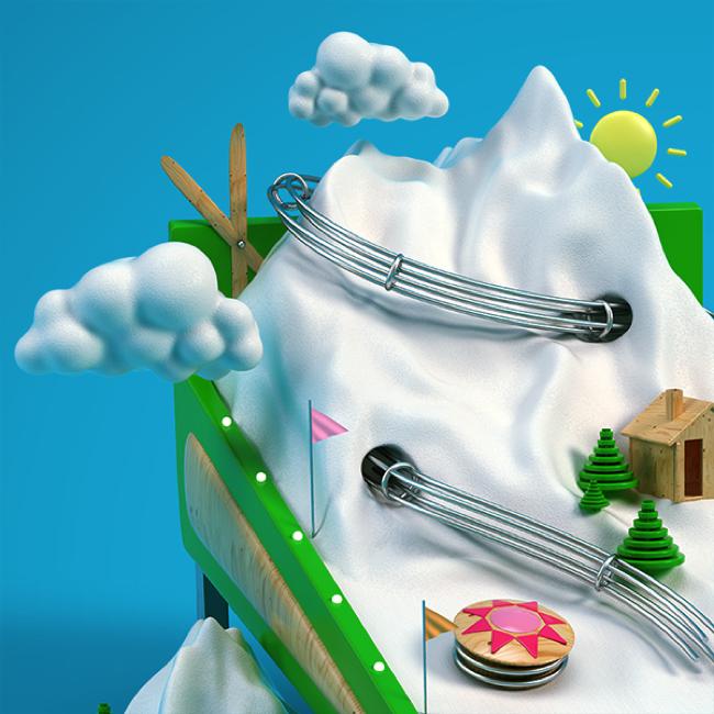 benoit challand illustration ski ffs pub 2015 06 - Fédération Française de Ski, une Campagne Illustrée Rafraîchissante - Pub, Illustration, Campagnes