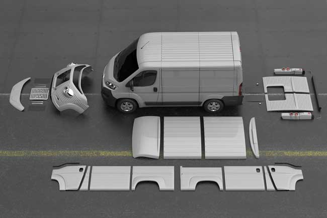 Fourgon Citroen Type H KIT