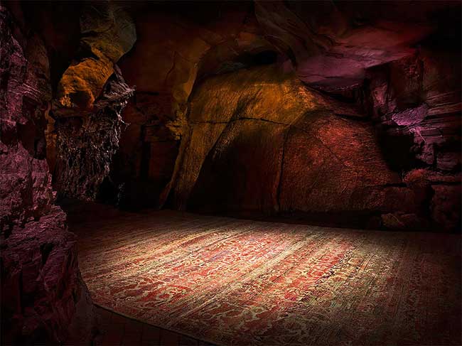 tapis grottes howe nyc campagne