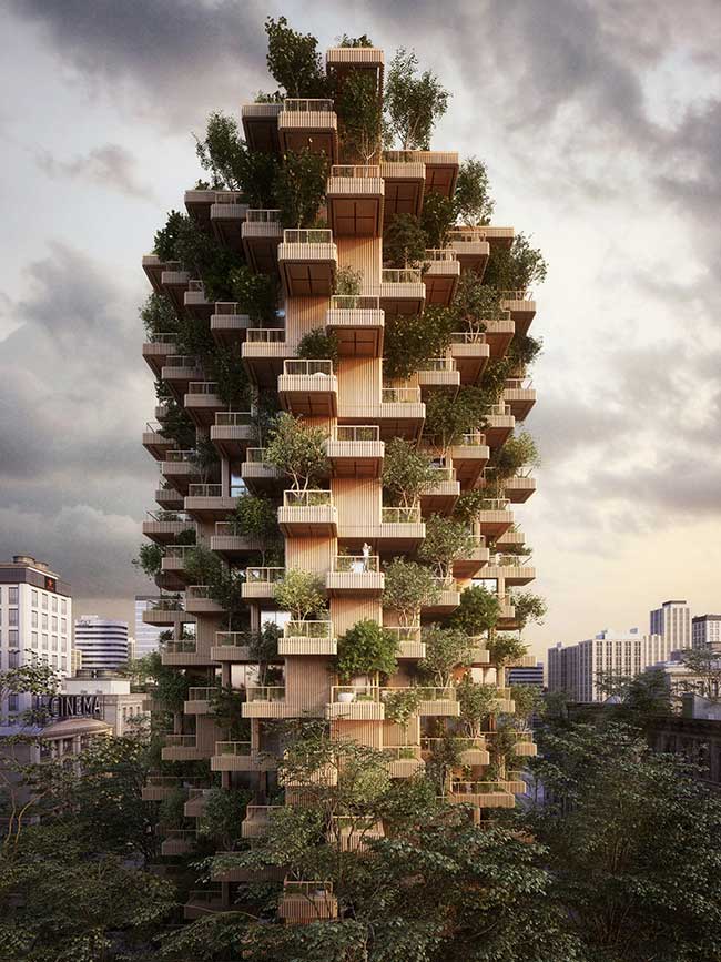 Bois et Plantes pour la Toronto Tree Tower