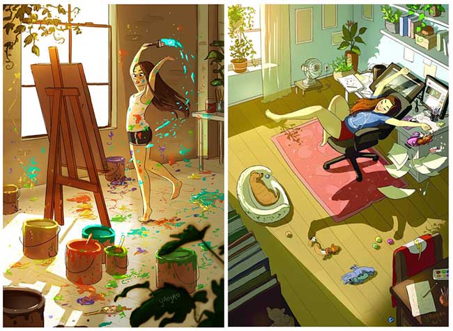 yaoyao ma van as illustrations celibataire fille