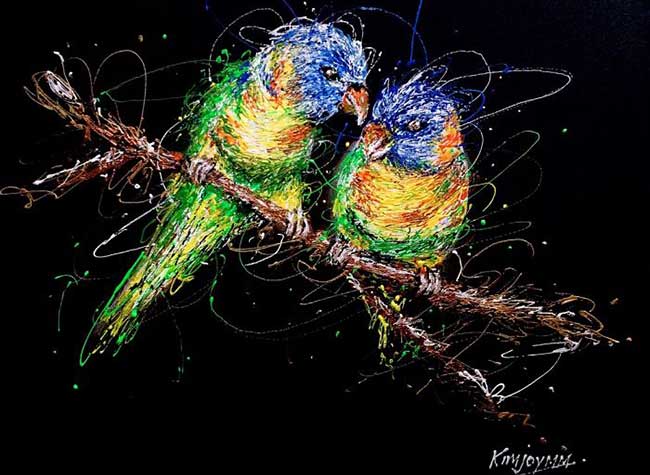 Peinture Seringues Art Infirmiere