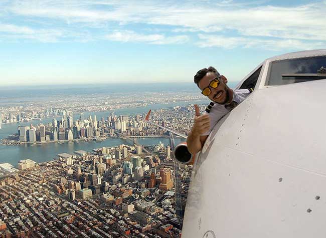 PilotGanso Selfies Pilote Avion