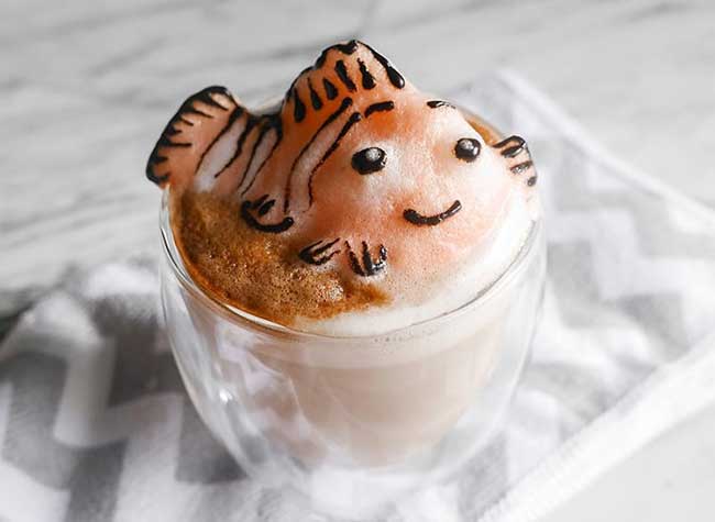 cafe latte art sculptures 3d daphne tan
