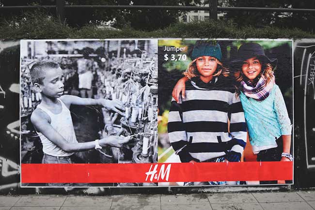 Igor Dobrowolski Street Art Zara HM