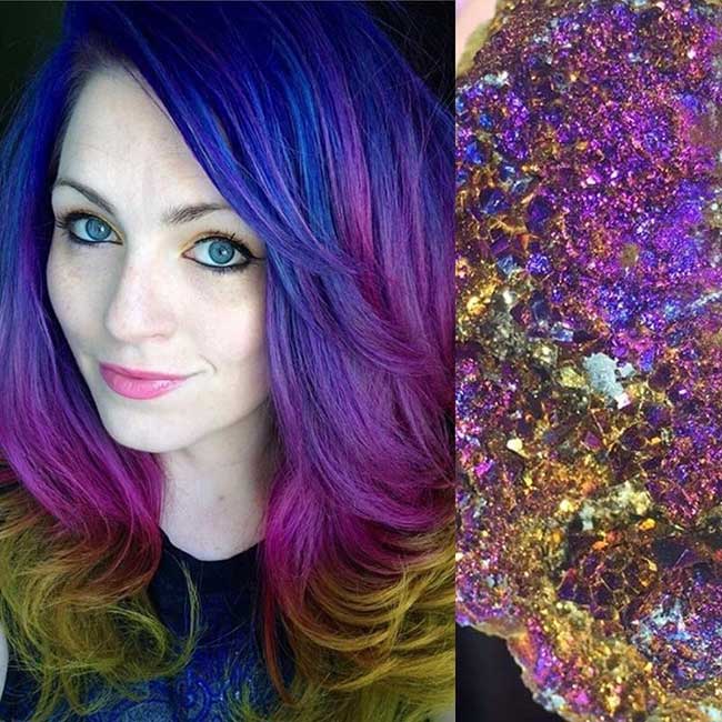 coloration cheveux art Ursula Goff