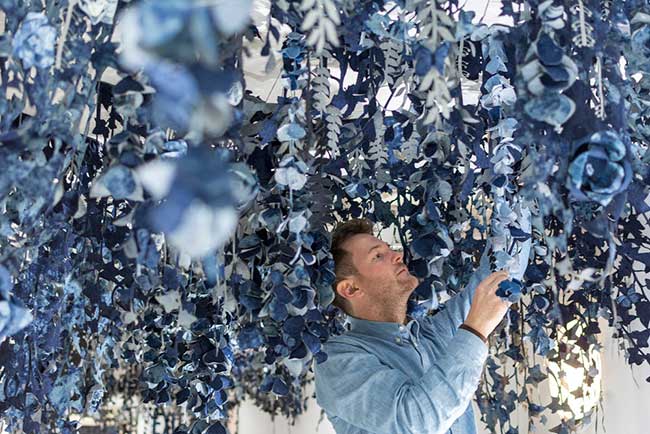 ian berry instalaltion art jeans secret garden