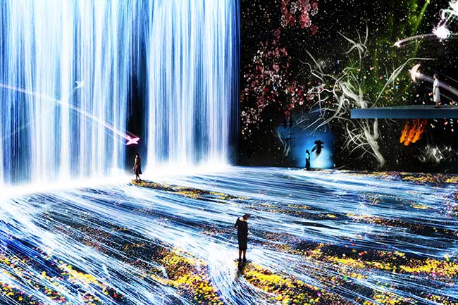 installation art teamlab la villette paris