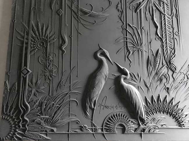 yoga tandashvili bas relief nature sculptures