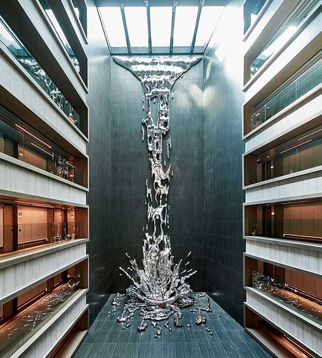 art sculpture cascade pere gifre
