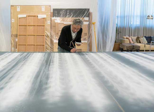 hiroshi sensu peintures cascades