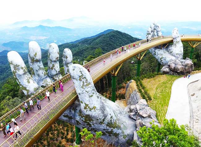 vietnam ba na mains geantes pont