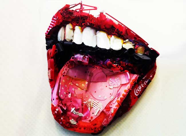thomas deininger sculpture anamorphose junk art