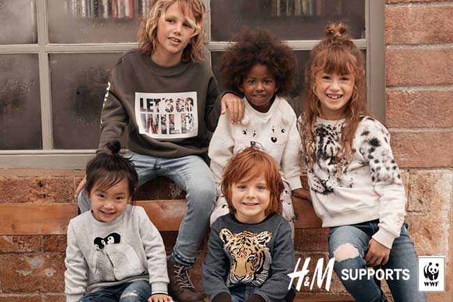 hm wwf collection durable enfants