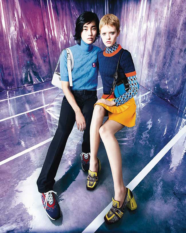 Prada Resort en Mode Psychédélique et Retro MaxiTendance