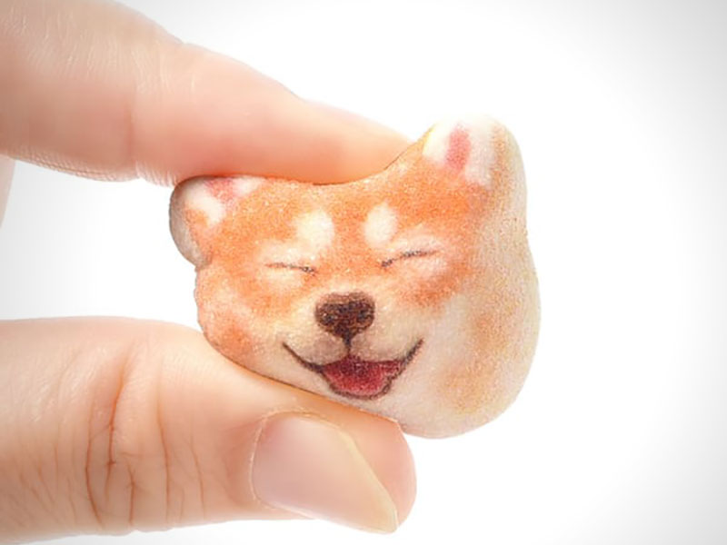 shiba chien marshmallows felissimo