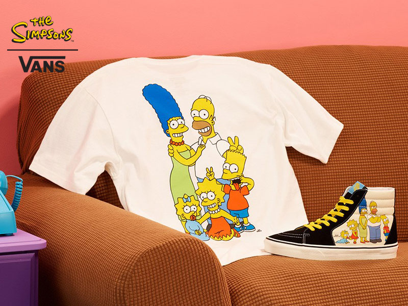 Les Simpsons de retour chez Vans