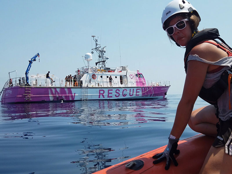 Yacht Louise Michel Banksy Sauvetage en Mer