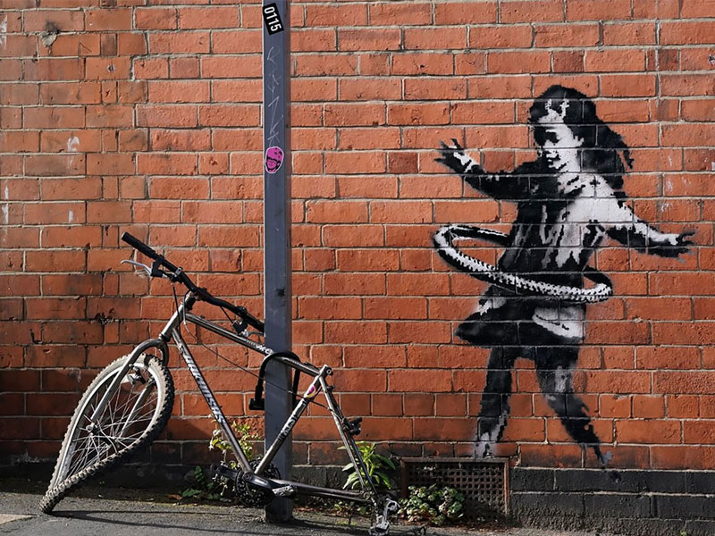 street art fille banksy angleterre
