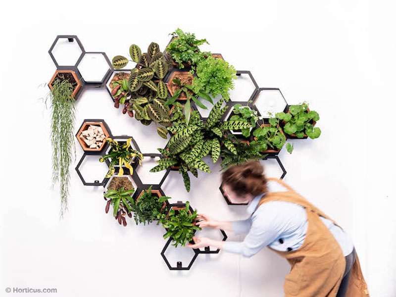 jardiniere verticale modulable d'interieur