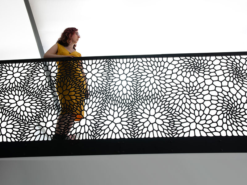 rampe escalier dentelle