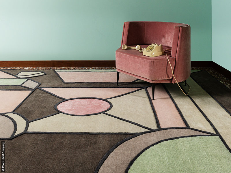 tapis design conceptuel