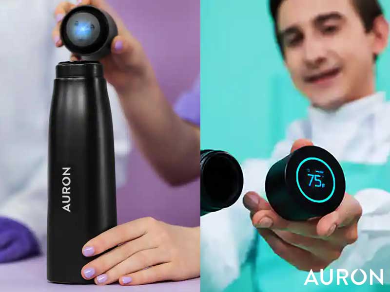 Auron Bottle purificateur d'eau lumiere UV-C