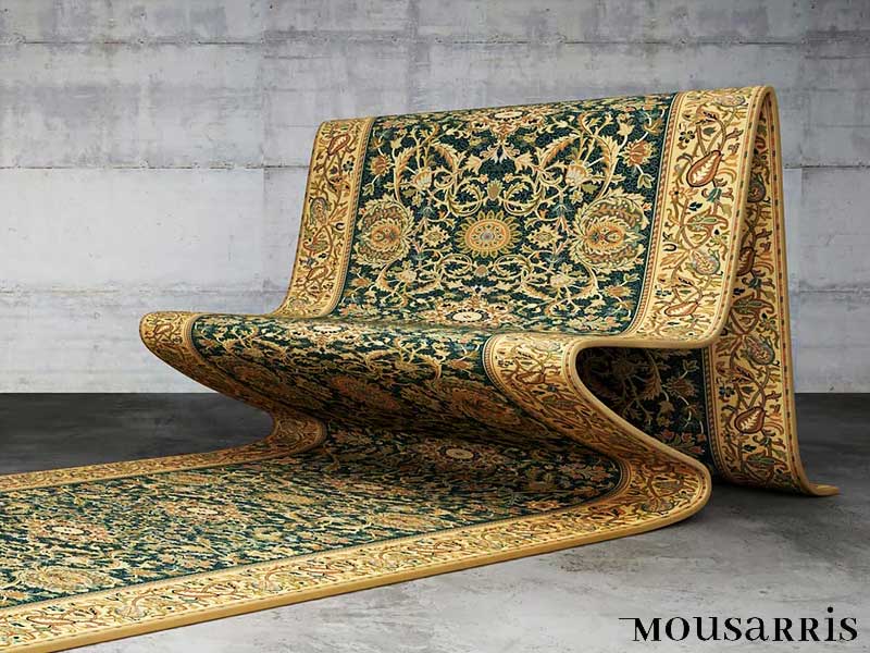 Carpet Sofa Chair Canape Chaise Illusion d'Optique