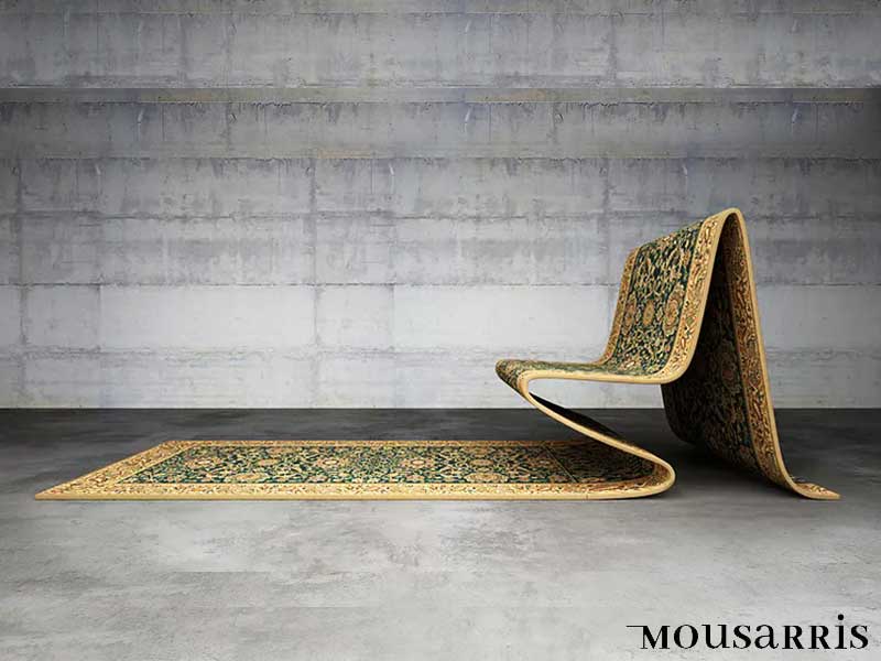 Carpet Sofa Chair Canape Chaise Illusion d'Optique