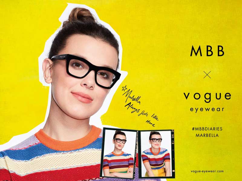 millie bobby brown mbb vogue eyewear lunettes soleil optiques solaires 05 - MBB Vogue Eyewear, Lunettes de Soleil Rétro Été 2021 - Solaires, Retro, Lunettes, Femme, Fashion, Campagnes, Amazon